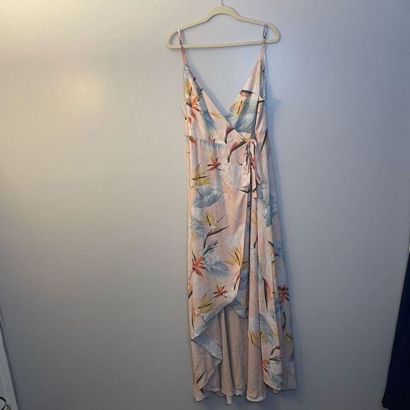 Show Me Your MuMu Mariah Wrap Gown in Paradise Tropical Floral Size XXXL 3X - Picture 5 of 12